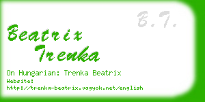 beatrix trenka business card